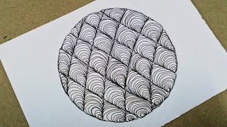 Just Artist ✨ know How to Draw a ZENTANGLE🔥 | Day 26 of zen