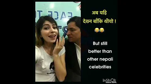 Funny Rishi Dhamala with His Wife