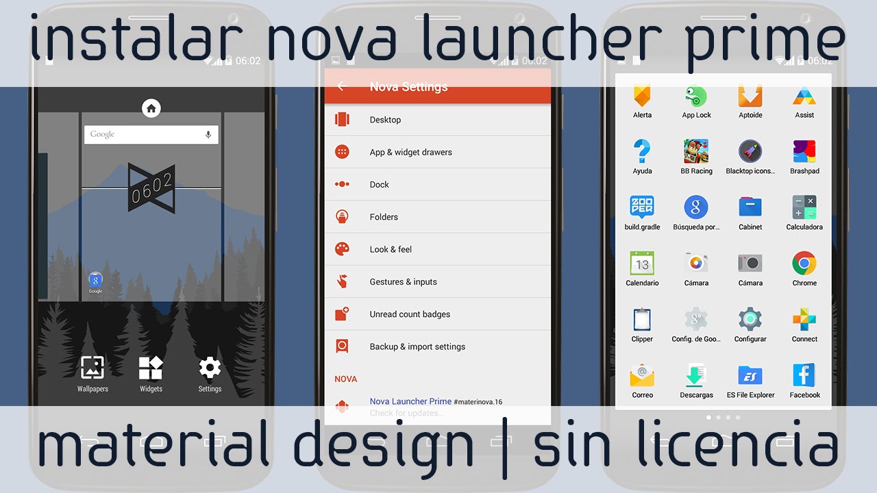 Como instalar nova launcher prime gratis