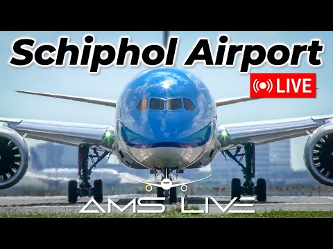 LIVE Schiphol Departures | Polderbaan 36L Takeoffs (EHAM) | July 17, 2025