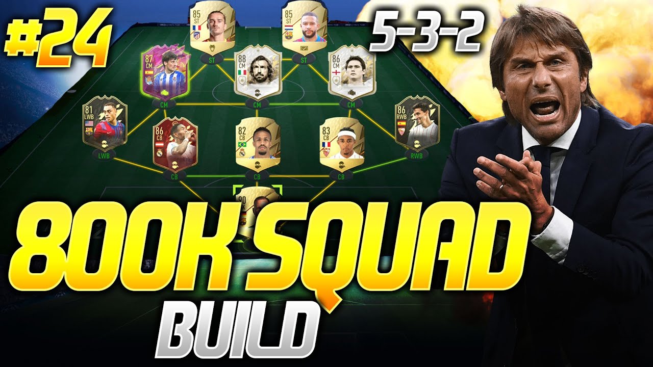 CONTE 800K SQUAD BUILD - Padme Road To Glory #24 - FIFA 22 Ultimate Team