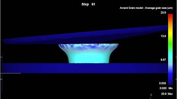 Microstructure Behavior During Rotary Forging Process FEM simulation