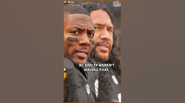 Thumbnail of Antonio Brown, Troy Polamalu, Ryan Clark and other Steelers fought during training camp 😳 #shorts