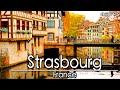 Strasbourg, France River Walk | 4k 60| Natural Sounds