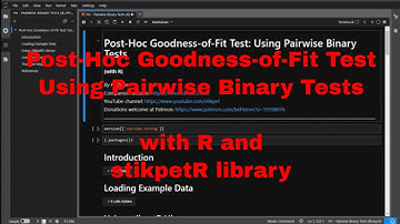 R - Post Hoc Goodness of Fit: Pairwise Binary Tests with stikpetR