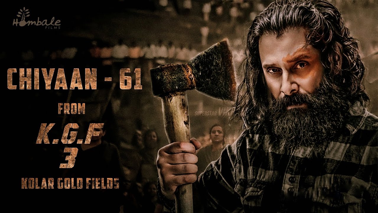 Chiyaan 61:- From 'KGF'  Official Update |  Vikram | Rashmika Mandanna