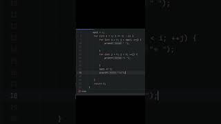 Hourglass Pattern using C  in 1 min
