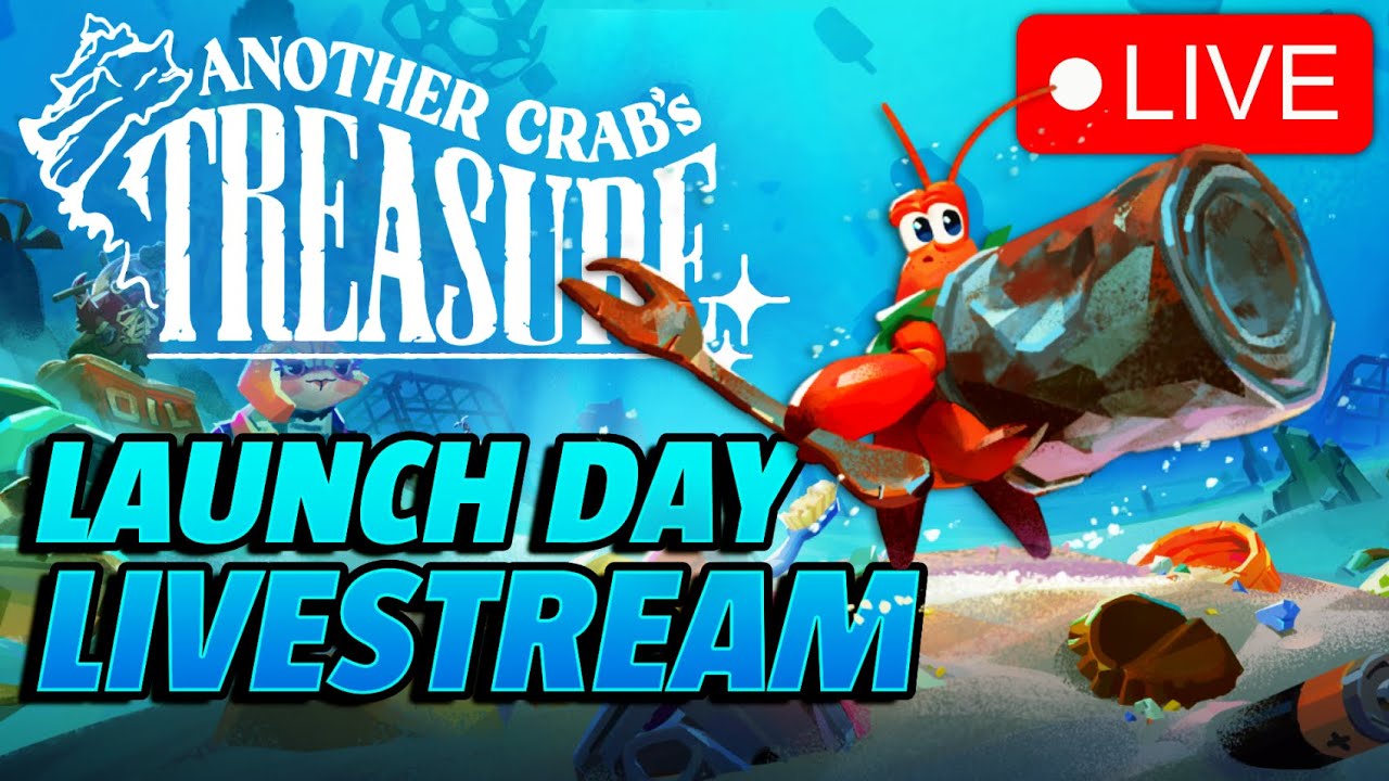 🔴 Shellden Ring Crab Souls launch day | Another Crab's Treasure | Nintendo Switch Livestream