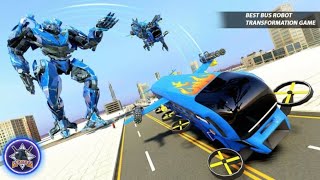 🚌 Flying Bus Robot Hero : 2020 ألعاب رجل الي الحافلات في ألعاب روبوت تحويل 🚌 screenshot 5