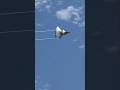 F-35 ハイスピードパス!高速飛行すると綺麗なベイパーコーンが出る!