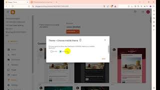 How To Change Mobile View Theme Settings on New Blogger Website | Blogger Mobile Theme Settings 2026