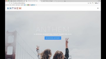 ANTHEM - Features - Divi Child Theme