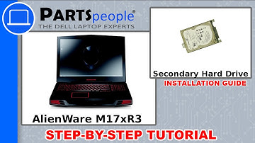 Dell AlienWare M17xR3 Secondary Hard Drive Replacement Video Tutorial