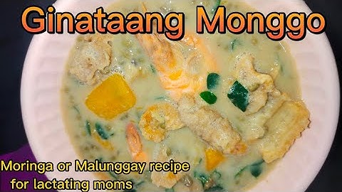 Ginataang Monggo with Malunggay at Kalabasa | Panlasang Pinoy  #moringa