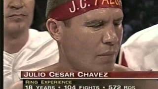 Julio Cesar Chavez VS Oscar de la Hoya II. DATE: 1998-09-18