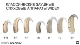 Видео Классификация слуховых аппаратов Widex. Формфакторы. (автор: ВИДЭКС РОССИЯ)