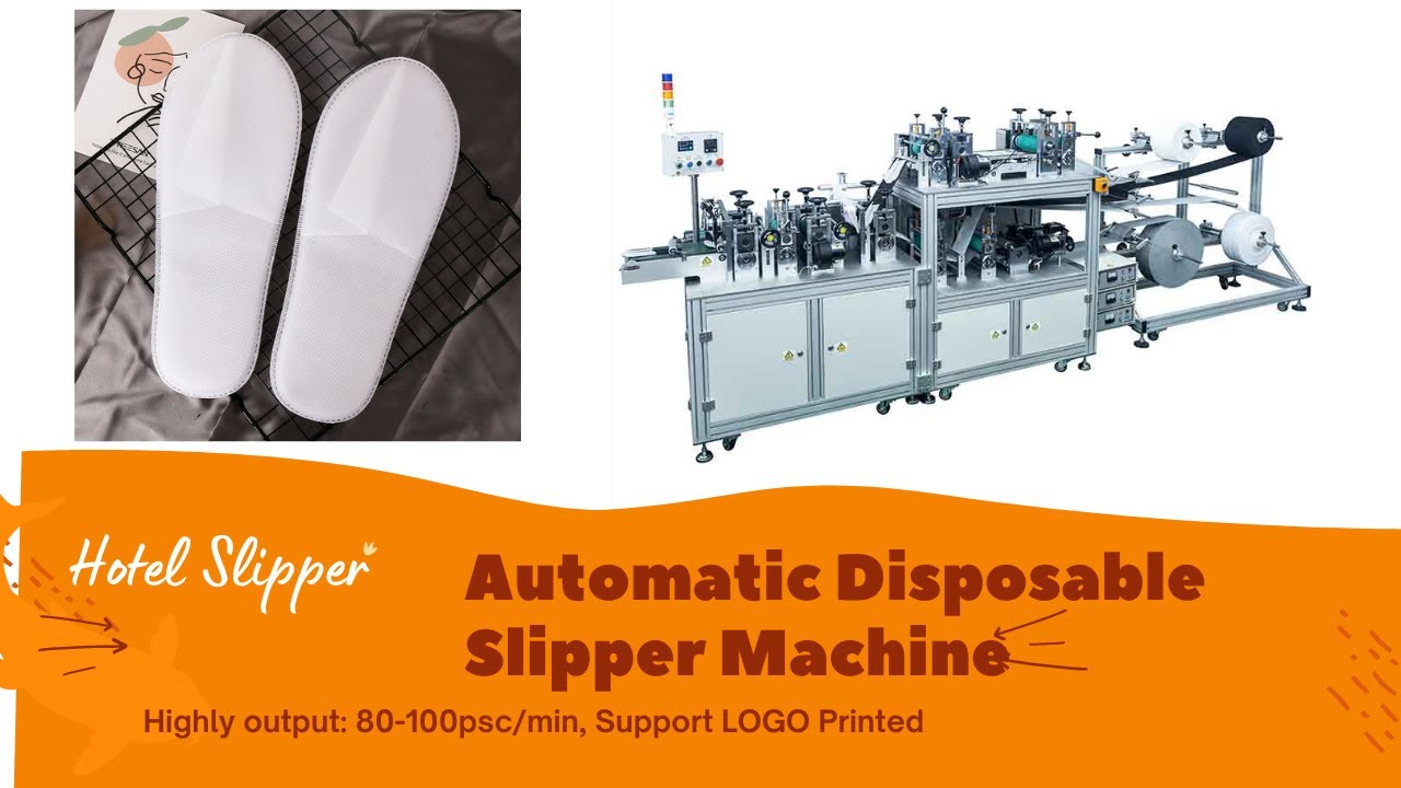 Automatic hospital disposable slipper machine with packaging  Machine manufacturer in China