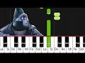 Tous en scène 2 - A SKY FULL OF STARS - Piano Tutorial FACILE