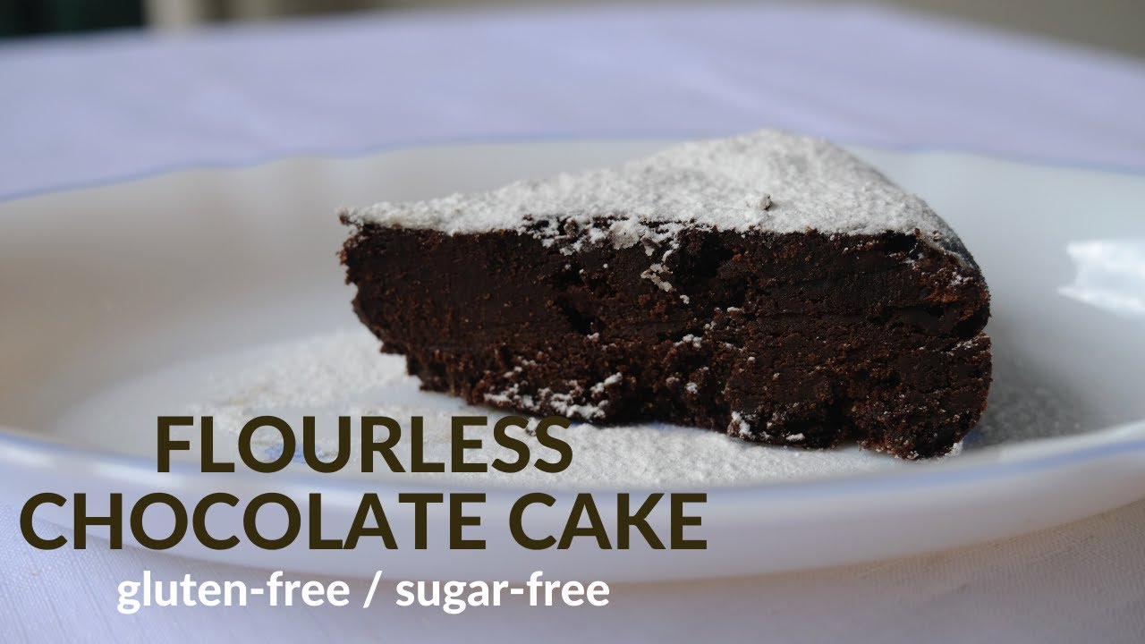Flourless Chocolate Cake (Sugar Free, Gluten Free)