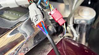 How to wire led turn signals on a Honda vtx with 8 pin flasher relay