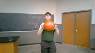 Physics Demonstration Double Ball Drop screenshot 2