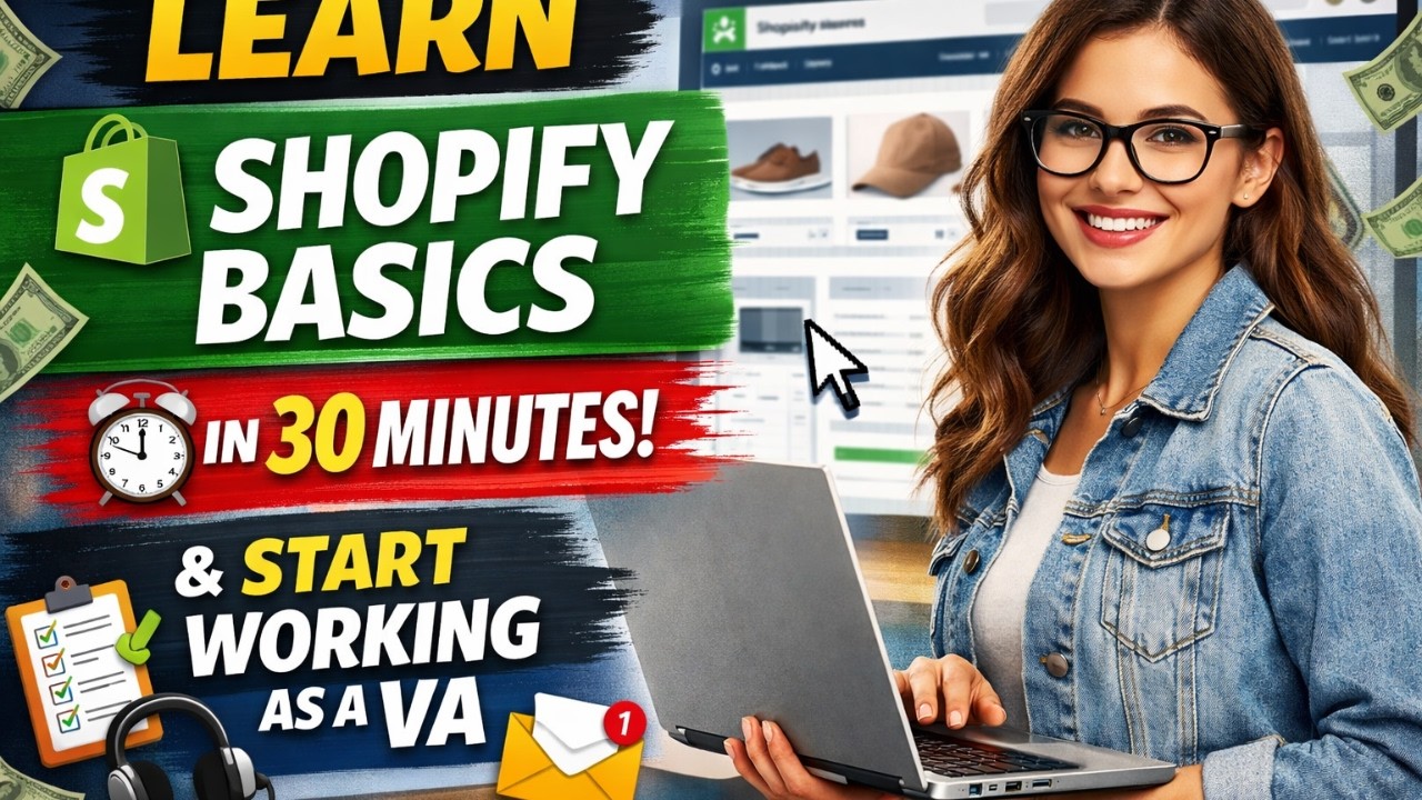 Learn Shopify Basics in 30 Minutes – No Experience Needed to Start as a ...