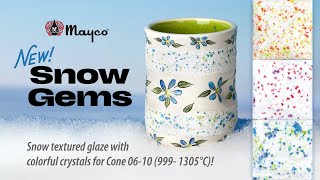 NEW Snow Gems - Textured Crystal Glazes!