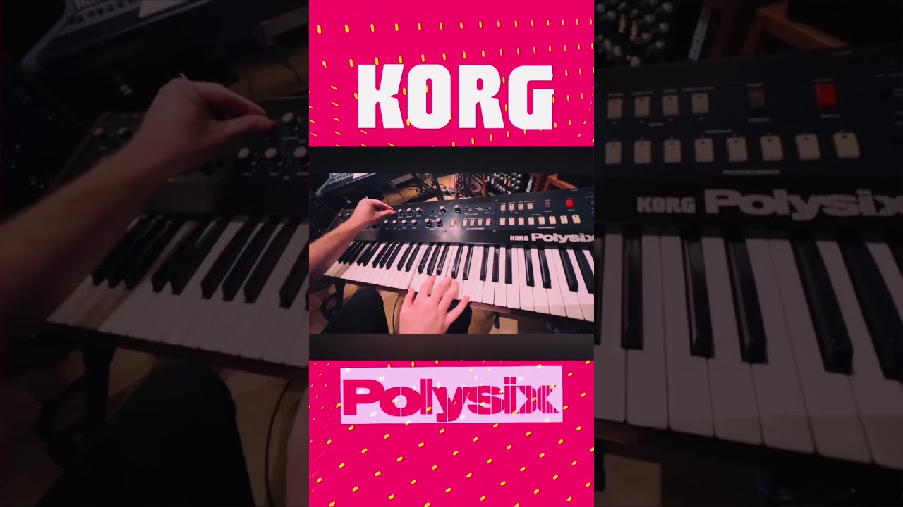 Korg Polysix in Action