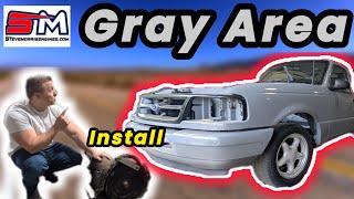 The Steve Morris Ranger finally gets a transmission. "Install tips"