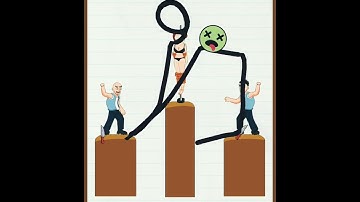 draw 2 save - save the man ! draw one part -  (d.o.p) ! save the #girl   #shorts #dop