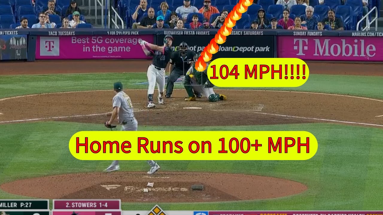 All 15 100+ MPH Pitches Hit for a Home Run in 2025