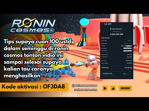 TIPS SUPAYA BISA CUAN 100 USDT SETIAP MINGGU DI RONIN COSMOS #gameronincosmos #ronincosmos 