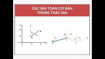 Các bài toán cơ bản trong trắc địa