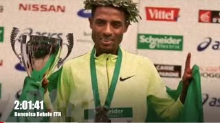 Kenenisa Bekele Runs 2:01:41 to Nearly Break Eluid Kipchoge’s Marathon WR | Berlin Marathon 2019