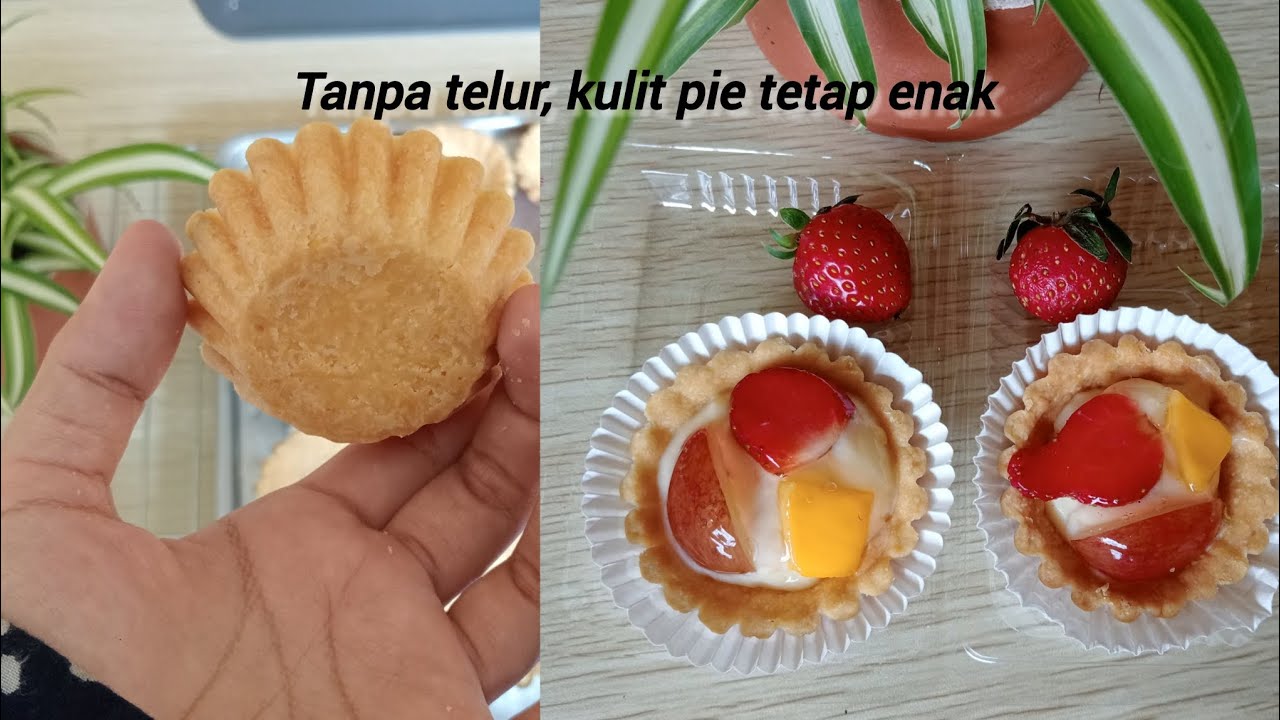 kue pie yg lembut dan segar, dengan kulit pie tanpa telur. - YouTube
