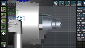 cnc g71 cycle program   #g71 cycle #cnc #cncmachine 