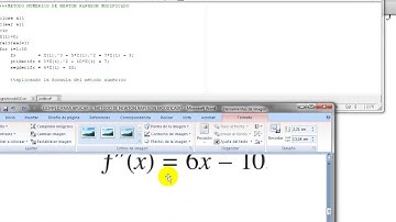 Método Numérico de Newton Raphson Modificado, Con Código, parte 2