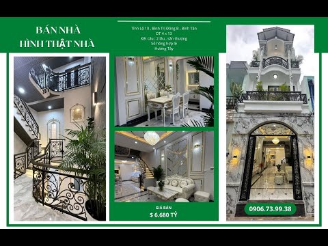 Video Bán nhà mới sát cạnh kdc Tên Lửa, Tỉnh lộ 10, Bình Trị... - YouTube