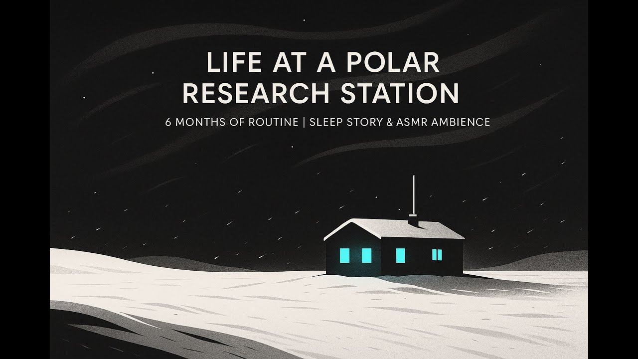 Life at a Polar Research Station – 6 Months of Routine | Sleep Story & ASMR Ambience