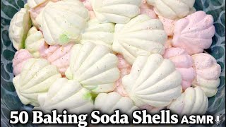 50 Baking Soda Shells Asmr Crunchy Crushing Sounds