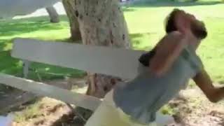 Lelepons Vs Hannah Stocking Bottle Cap Challenge.