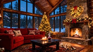 Christmas Jazz 2025 Warm Fireplace🎄❄ Tender Piano Jazz Music for Relax, Stress Relief & Sleep