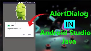 How to create  Alert Dialog  in Android studio || Java code Bangla tutorial.