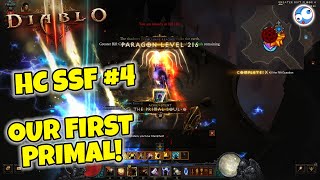 Our First Primal - Is It Good? (Episode 4 Hardcore SSF Diablo 3 Season 34 )
