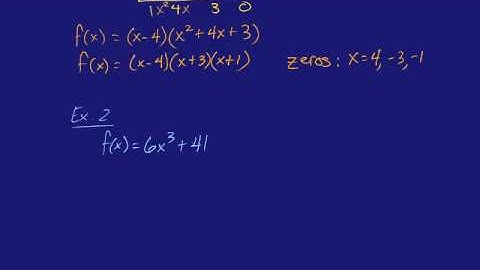 Finding Zeros of A Polynomial Function