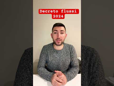 DECRETO FLUSSI 2024