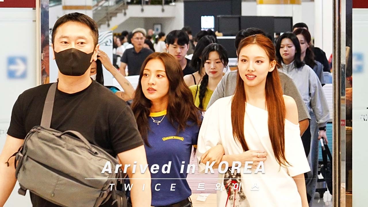 250810 TWICE(트와이스) 일본 팬사인회 마치고 입국 arrived in KOREA 4K
