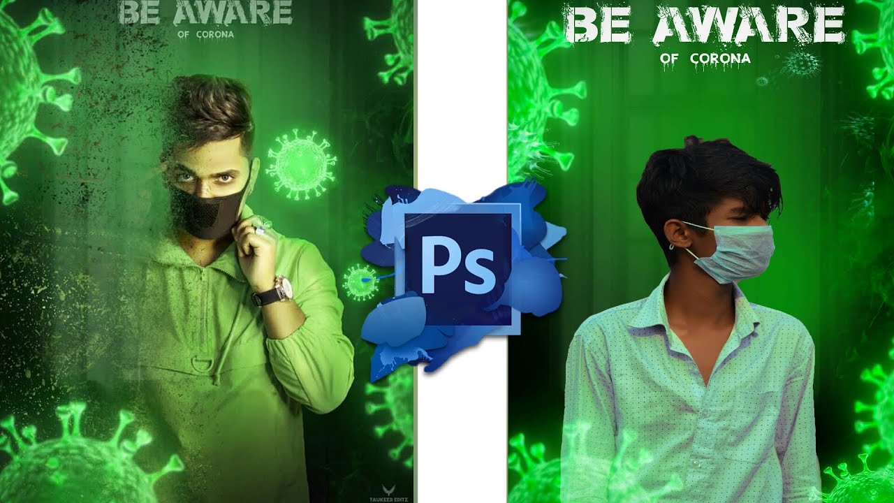 CORONA VIRUS PHOTO EDITING PHOTOSHOP