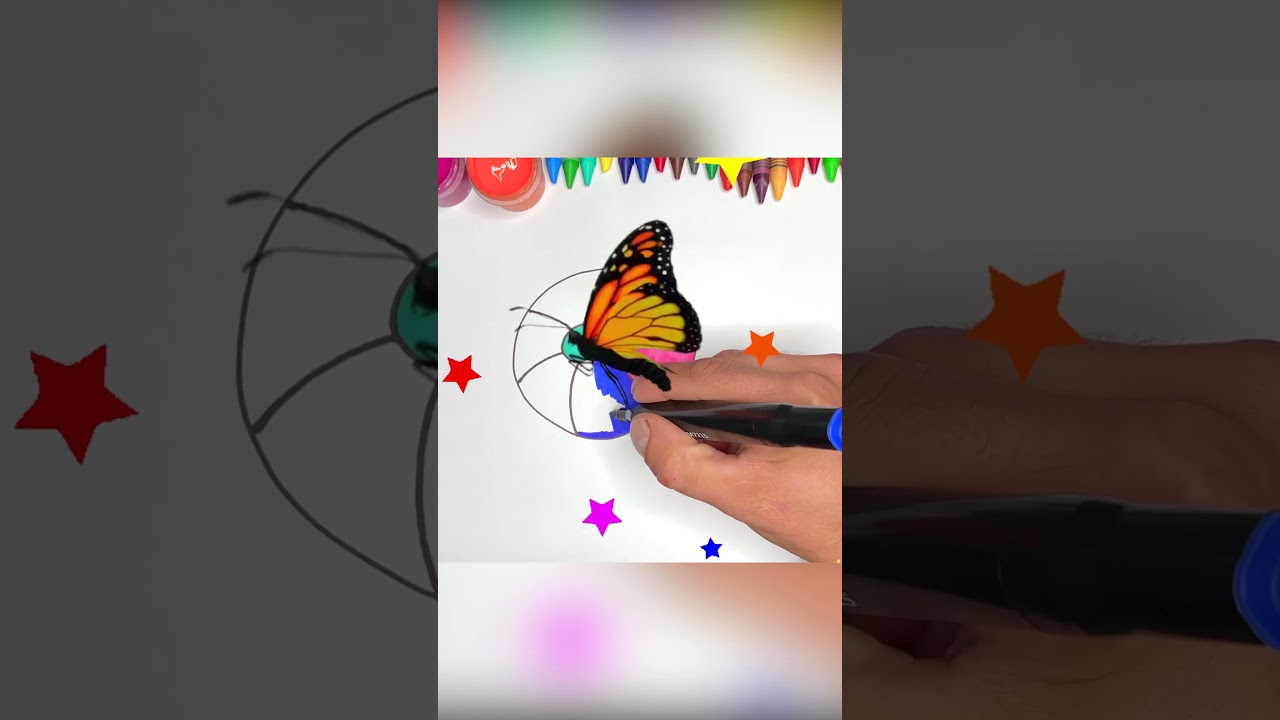 Как нарисовать цветной мячик | How to draw a colored ball | рисуем цветной мяч просто