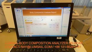 LUMSAIL BS-BCA5 BODY COMPOSITION ANALYZER with PC SOFTWARE SHORT VIDEO
